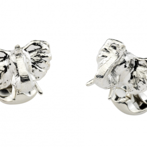 Deakin & Francis Sterling Silver Elephant Cufflinks