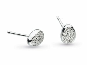 Kit Heath Coast Pebble Glisten Cubic Zirconia Stud Earring