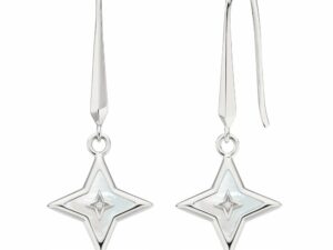 Kit Heath  Empire Astoria Glitz Pearl Zirconia Star Drop Earrings