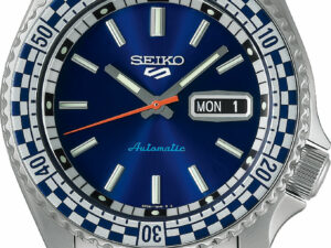 Seiko 5 Sports Petrol Blue ‘Checker Flag’ Special Edition SRPK65K1
