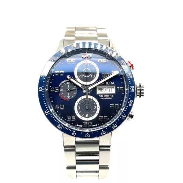 Pre Owned TAG Heuer Carrera Chronograph Calibre 16 CV2A1V.BA0738
